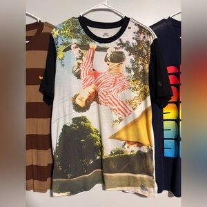 Vintage Nike SB Skateboarding Dri-Fit Graphic T-Shirt Mens Large Rare Streetwear